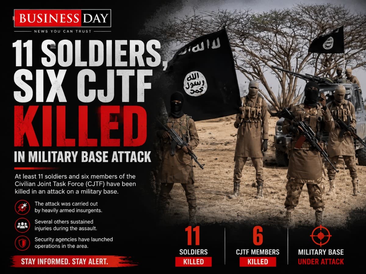 Armed Attack on Military Base Kills 11 Soldiers and Six CJTF Members