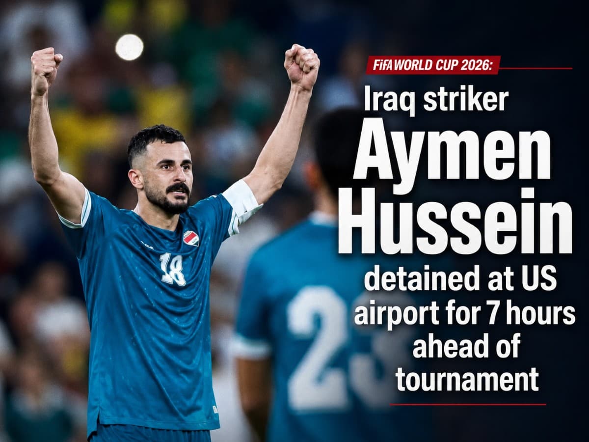 Iraq Striker Aymen Hussein Held at US Airport for Seven Hours in World Cup Travel Scare