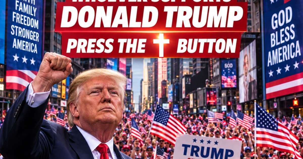 Viral Pro-Trump Post Blends Faith and Politics in Message of Support