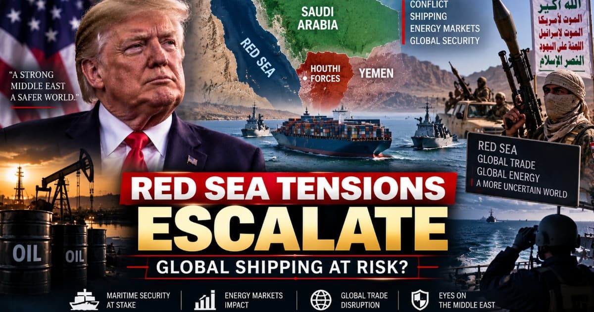 Saudi-Houthi Tensions Flare at Red Sea Crossroads as Shipping Faces New Risks