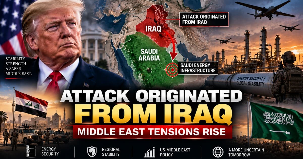 Iraq Acknowledges Attack on Saudi Pipeline Originated in Its Territory