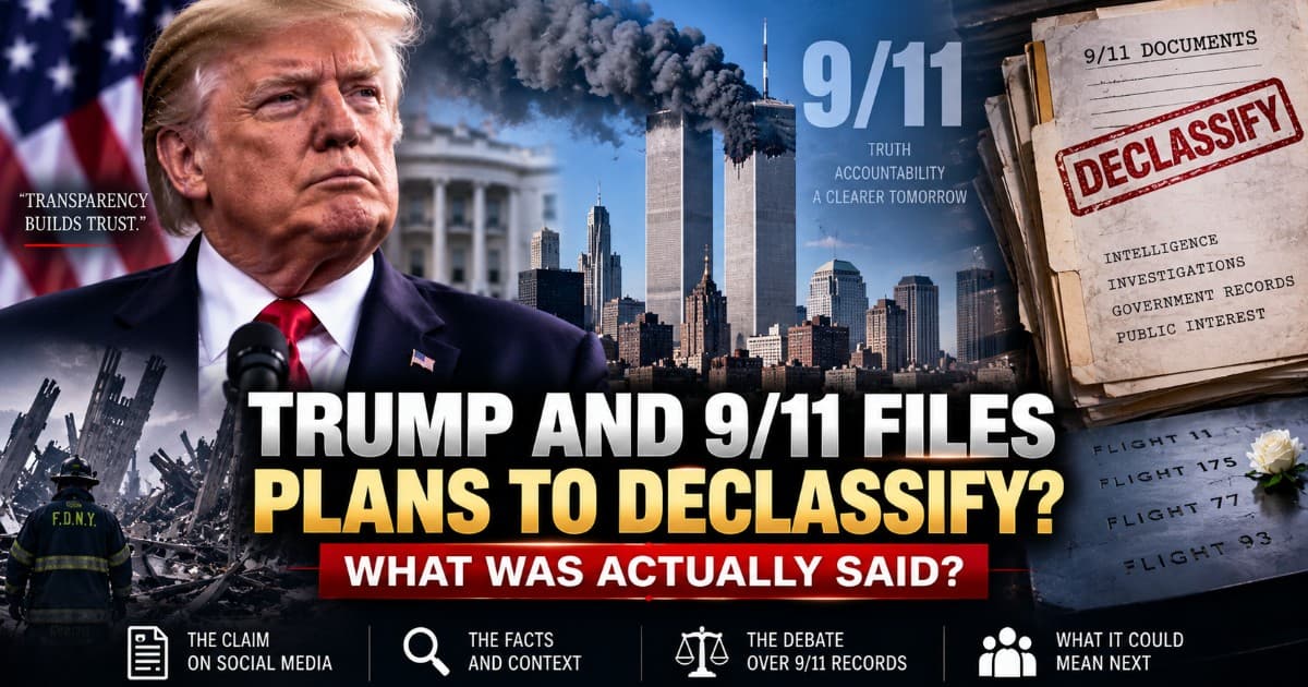 Examining Claims About Trump's 9/11 Declassification Statement