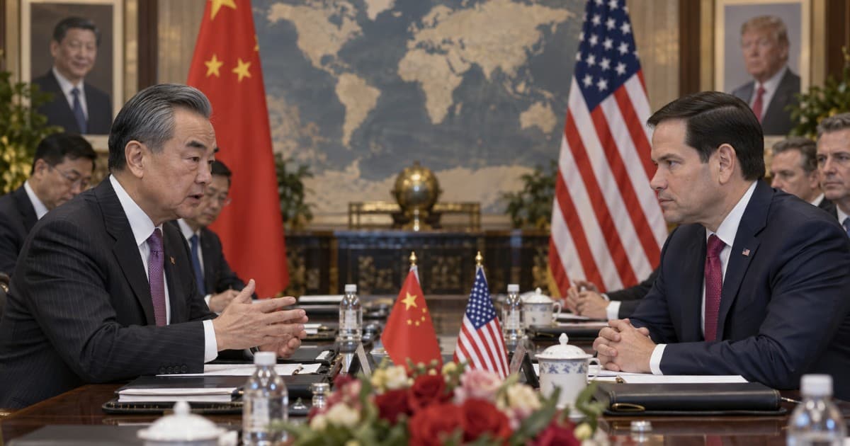 Wang Yi and Rubio Hold Talks as U.S.-China Prepare for Potential Xi-Trump Summit