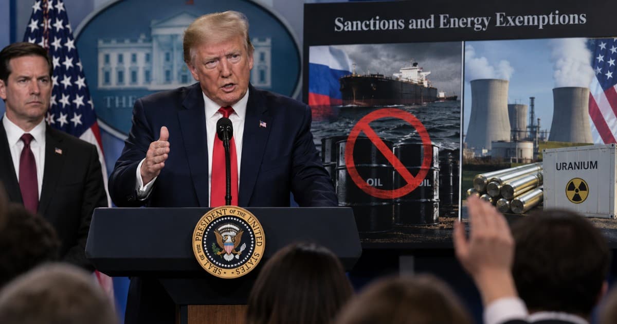 Trump administration targets Russian oil buyers while securing uranium supply exemption