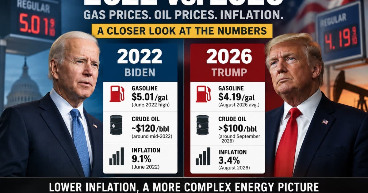 2022 vs. 2026: What the Numbers Really Show About Gas Prices, Oil and Inflation
