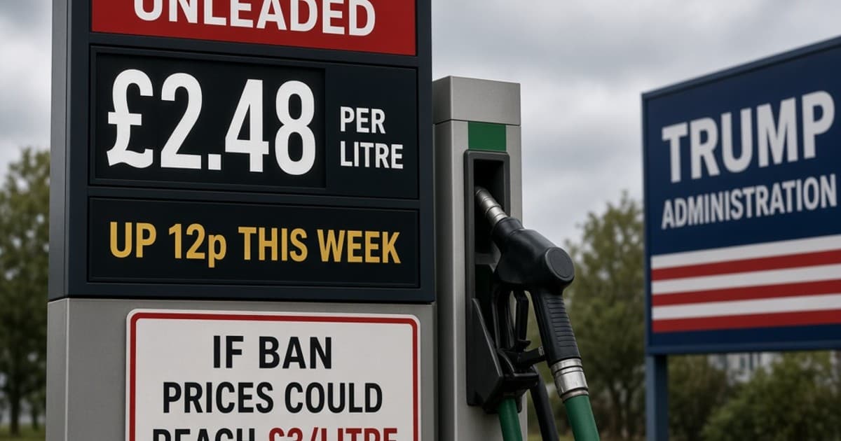 US diesel export restrictions could push UK pump prices toward £3 a litre, experts warn