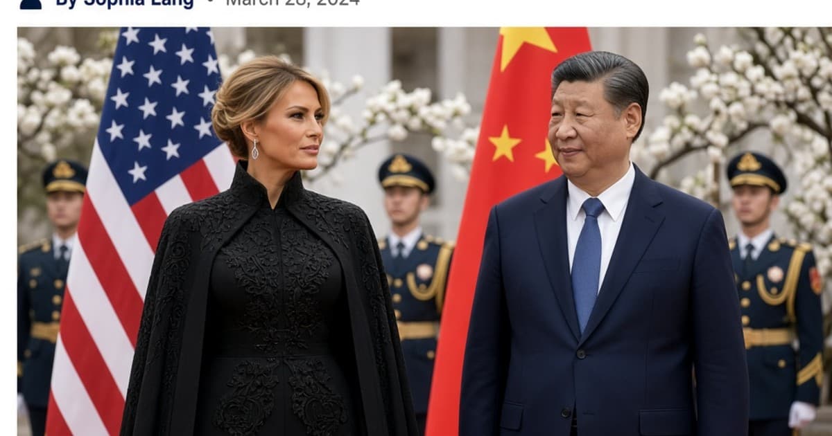 Melania Trump Selects Givenchy for Xi Jinping State Visit