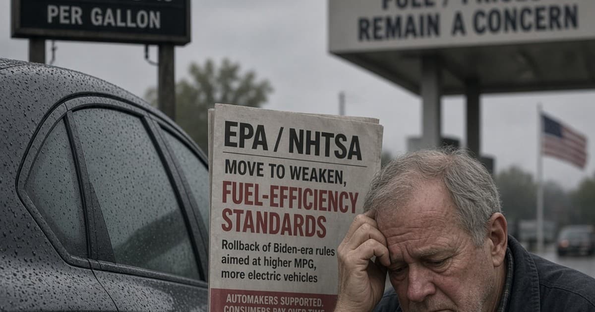 Trump Administration Rolls Back Vehicle Fuel-Economy Standards in Major Regulatory Reversal