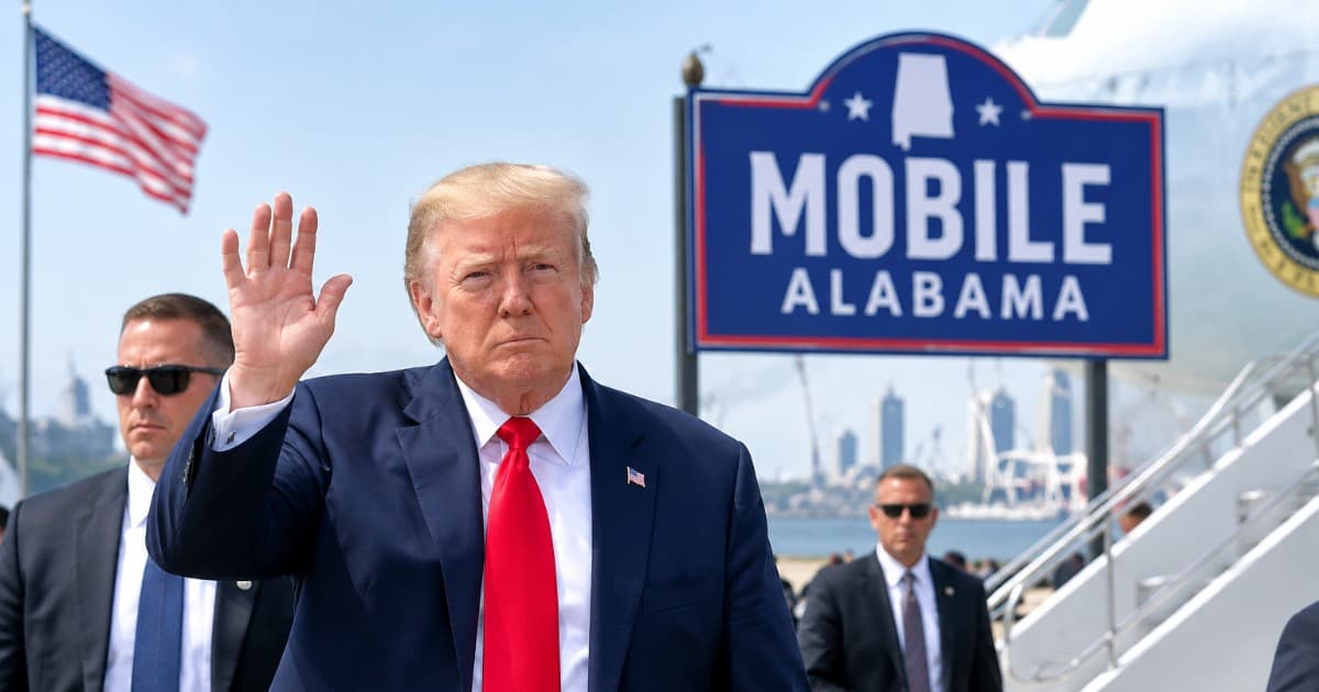 NEXT STOP: ALABAMA Trump Heads to Mobile as Midterm Campaign Tour Continues