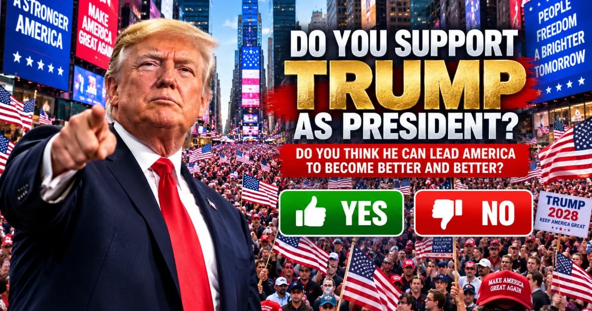 Viral Pro-Trump Post Asks Americans: Do You Support His Leadership?
